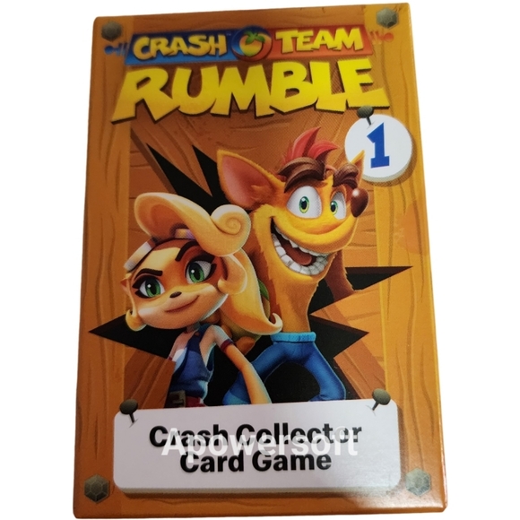 2023 McDonald's Toy #1 Crash Team Rumble Crash Collector Card Game - Picture 1 of 2